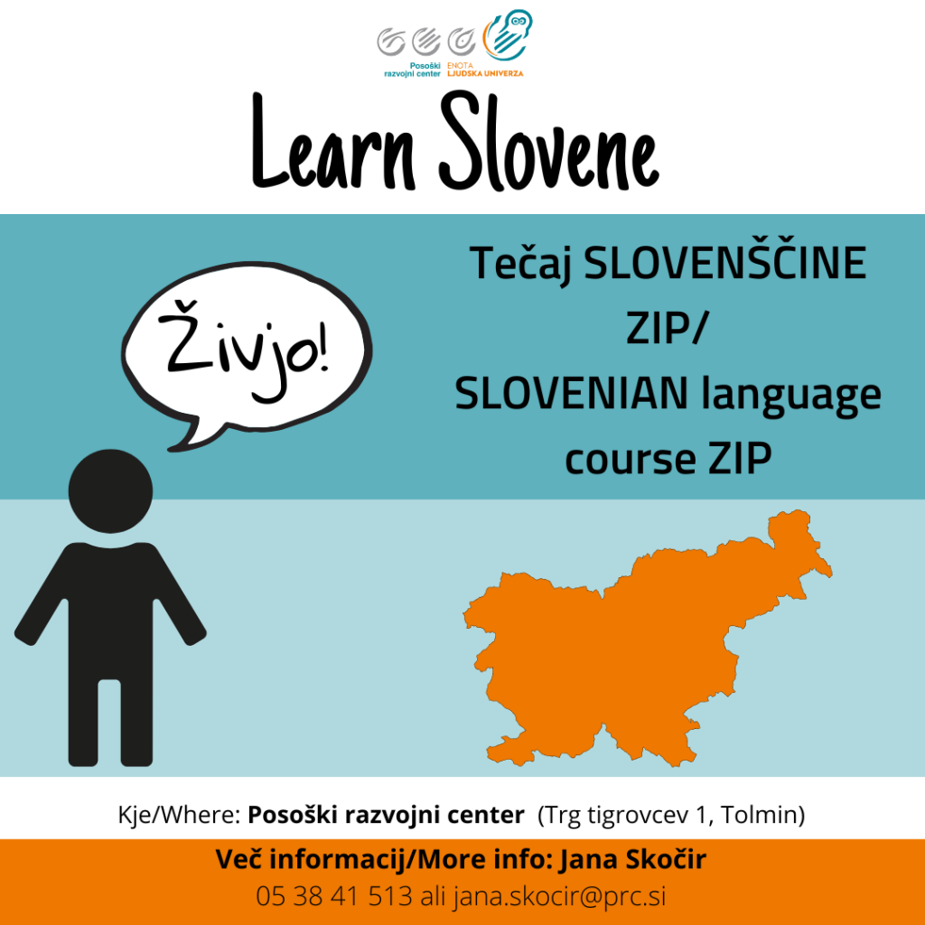 Brezplačni tečaj slovenščine za tujce