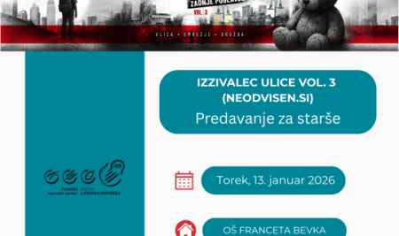Predavanje za starše Izzivalec ulice vol. 3