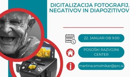 Delavnica digitalizacije fotografij, negativov in diapozitivov